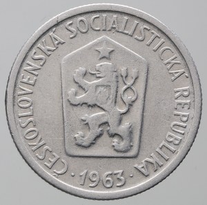 ČSR - ČSSR - ČSFR 1953 - 1992, 10 hal 1963 s tečkami