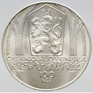 Pamětní mince ČSR - ČSSR - ČSFR - ČR, 100 Kčs 1980 Parléř