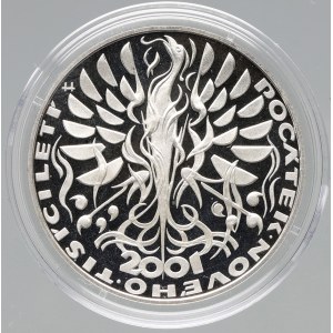 Pamätná minca Československo - Československo - Česká republika, 200 Kč 2000 Začiatok nového tisícročia