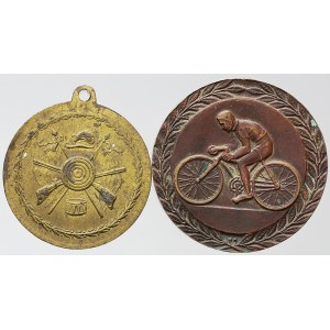 Sportovní medaile, I. Cykl. závod pekařských učňů V. P. 1933. Bronz 33 mm (odstr. o.).