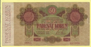 ČSR 1919 - 1938, 50 Kč 1919, s. 0065