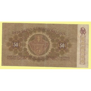 Tschechoslowakei 1919 - 1938, 50 CZK 1919, S. 0065