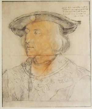 Albrecht Durer(1471-1528), Portrét cisára Maximiliána I. Habsburského