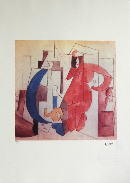 Pablo PICASSO(1881-1973),Kompozycja kubistyczna(1914),1979-82