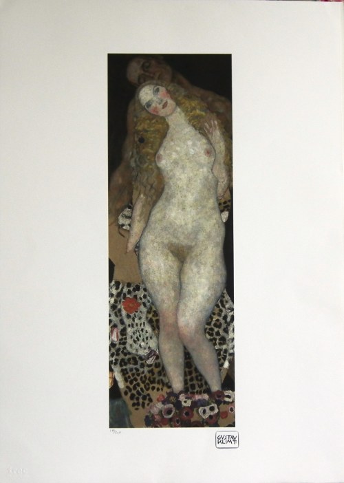 Gustav Klimt(1862-1918),Adam i Ewa(1917)