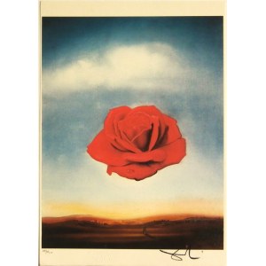 Salvadore DALI(1904-1989),Meditative Rose(Róża medytacyjna),1958