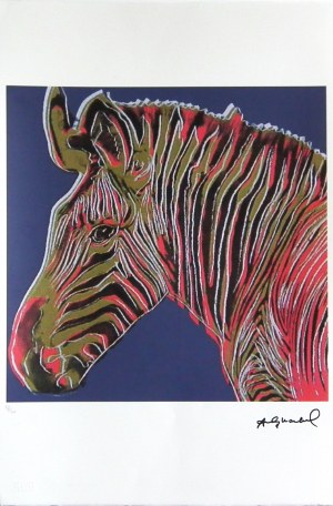 Andy Warhol(1928-1987), Zebra zo série 