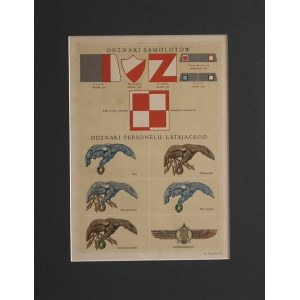 Jerzy Radlicz(1901-1938),Insignes d'avions et de personnel navigant,1933