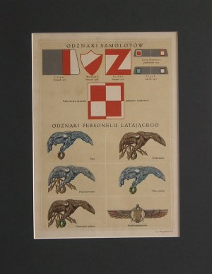 Jerzy Radlicz(1901-1938),Insignes d'avions et de personnel navigant,1933