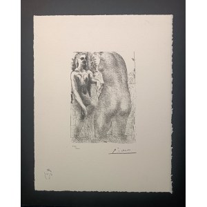 Pablo Picasso(1881-1973), Marie-Therese beim Betrachten ihres skulptierten Körpers (Originaltitel des Autors)1