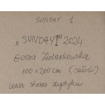 Gossia Zielaskowska (b. 1983, Poznań), Sunday - diptych, 2024