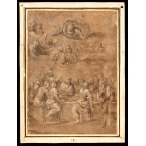 Girolamo da Treviso il Giovane (przypisywany) (Treviso 1498-Boulogne-sur-Mer 1544). Ostatnia Wieczerza