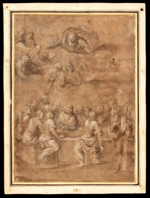 Girolamo da Treviso il Giovane (připsáno) (Treviso 1498-Boulogne-sur-Mer 1544). Poslední večeře