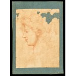Mężczyzna z profilu | Kobieta z profilu, artysta działający w Rzymie, XVI wiek