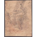 Woman brushing her hair | Female study, Bolognese school of the 17th century