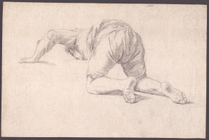 Study for a kneeling man, Venetian artist of the 18th century