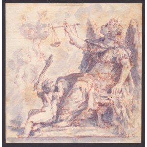 Allegorie der Gerechtigkeit, römische Schule, 18.