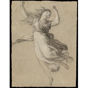 Tommaso Maria Conca (pripisovaný) (Gaeta 1734 - Roma 1822). Tancujúca ženská postava