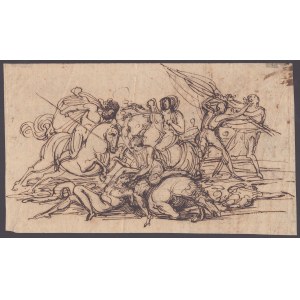 Vincenzo Brioschi (1786-1843). Battle scene