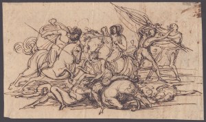 Vincenzo Brioschi (1786-1843). Battle scene