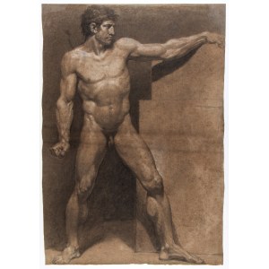 Pietro Benvenuti (Arezzo 1769 - Florenz 1844). Studie eines männlichen Aktes