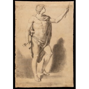 Pietro Fancelli (Bologne 1765-Pesaro 1805). Étude pour une figure masculine