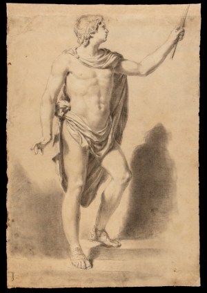 Pietro Fancelli (Bologne 1765-Pesaro 1805). Étude pour une figure masculine