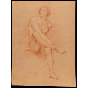 Study for a seated male nude