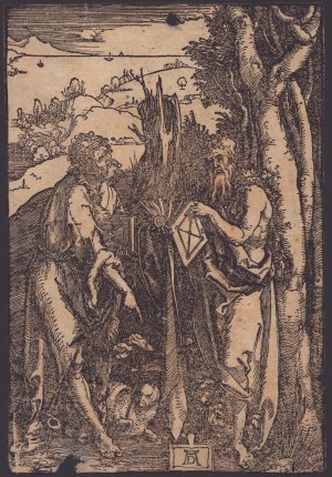 Albrecht Dürer (1471-1528). Saint Jean-Baptiste et saint Onuphre