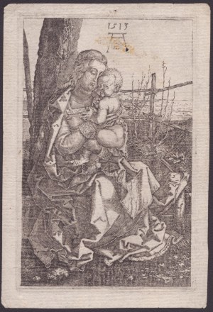 Albrecht Dürer (kopia po) (1471-1528). Madonna z Dzieciątkiem