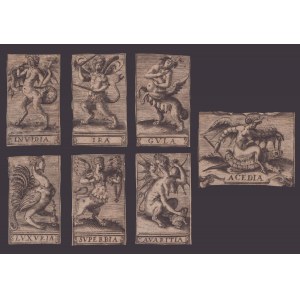 Capital Vices, anonymous 16th century engraver