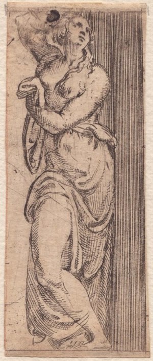 Angelo Falconetto (1507-1567). Karyatida | Mladá žena