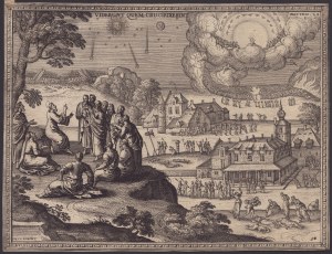 Pieter van der Borcht (asi 1535-1608). Olivová hora (Matúš 24)