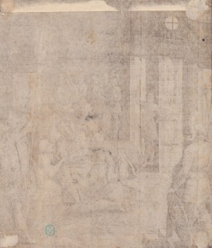 Hieronim Wierix (1553-1619). Chrystus szydzi