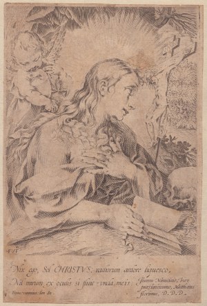 Francesco Villamena (1566-1626). Kajícná Magdaléna