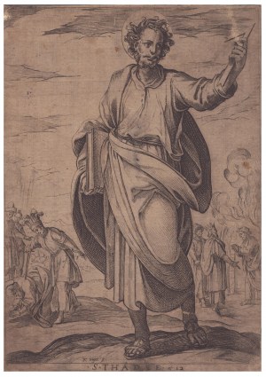 Antonio Tempesta (1555-1630). Judas Thaddeus