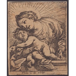 Cornelis Schut (1597-1655). Madonna con bambino