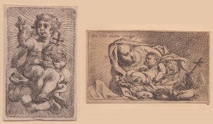 Cornelis Schut (1597-1655). Madonna con Bambino e San Giovanni | Gesù Bambino con globo
