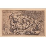 Cornelis Schut (1597-1655). Madona s dítětem a svatým Janem | Ježíšek s glóbem