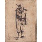 Adriaen van Ostade (1610-1685). Man with hat and a cloak