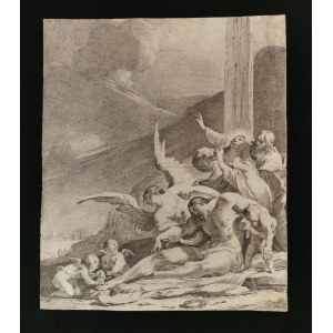 Michel Dorigny (c. 1616-1665). Lamentation over the dead Christ