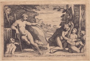 Carlo Cesi (c. 1622-1682). Diana and the nymph Callisto