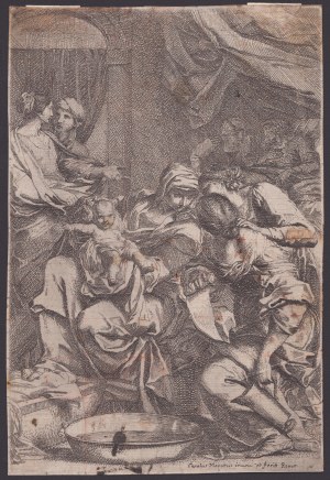 Carlo Maratti (Camerano 1625-Roma 1713). Die Geburt der Jungfrau Maria
