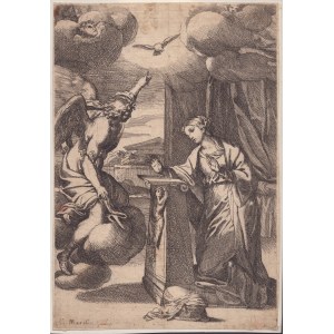 Carlo Maratti (Camerano 1625-Roma 1713). Annunciation