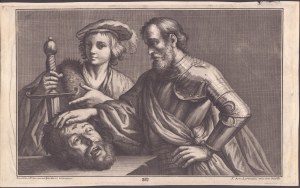Giovanni Antonio Lorenzini (1665-1740). David and Saul with Goliath's head