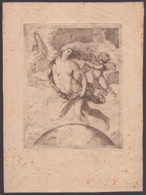 Girolamo Scarsello (1670 (fl.)). Allégorie de la fortune