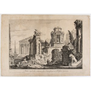 Pietro Gaspari (asi 1720-1785). Moles sepulcralis semiruta, alias Sarcophagis et Aedificiis instructa