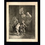 Jean Jacques de Boissieu (1736-1810). Children with dog on a leash