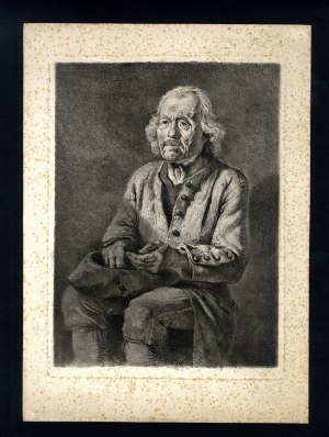 Jean Jacques de Boissieu (1736-1810). The elderly beggar
