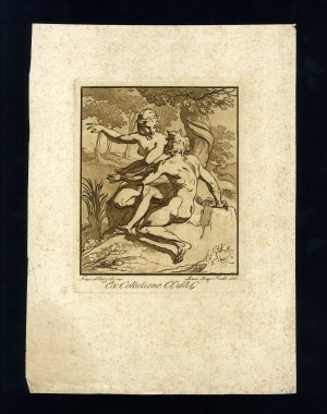 Giovanni Battista Frulli (1762-1837). Giovane coppia vicino a un albero